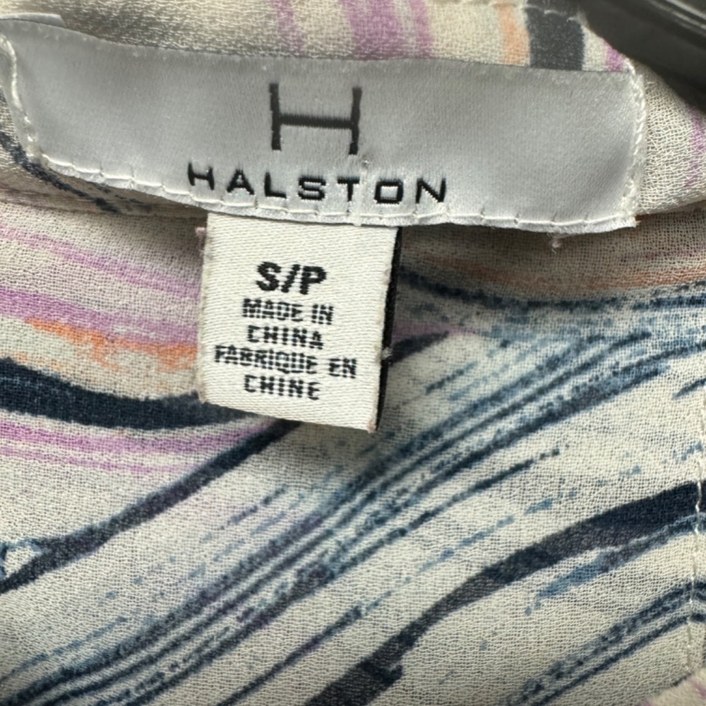 Halston button down blouse - image 2